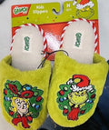 The Grinch Dr Seuss Kids Slippers